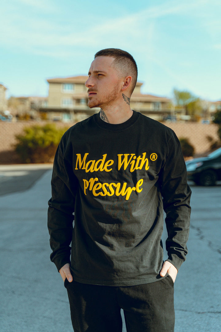 Made With Pressure Bumble Bee Long Sleeve Tee