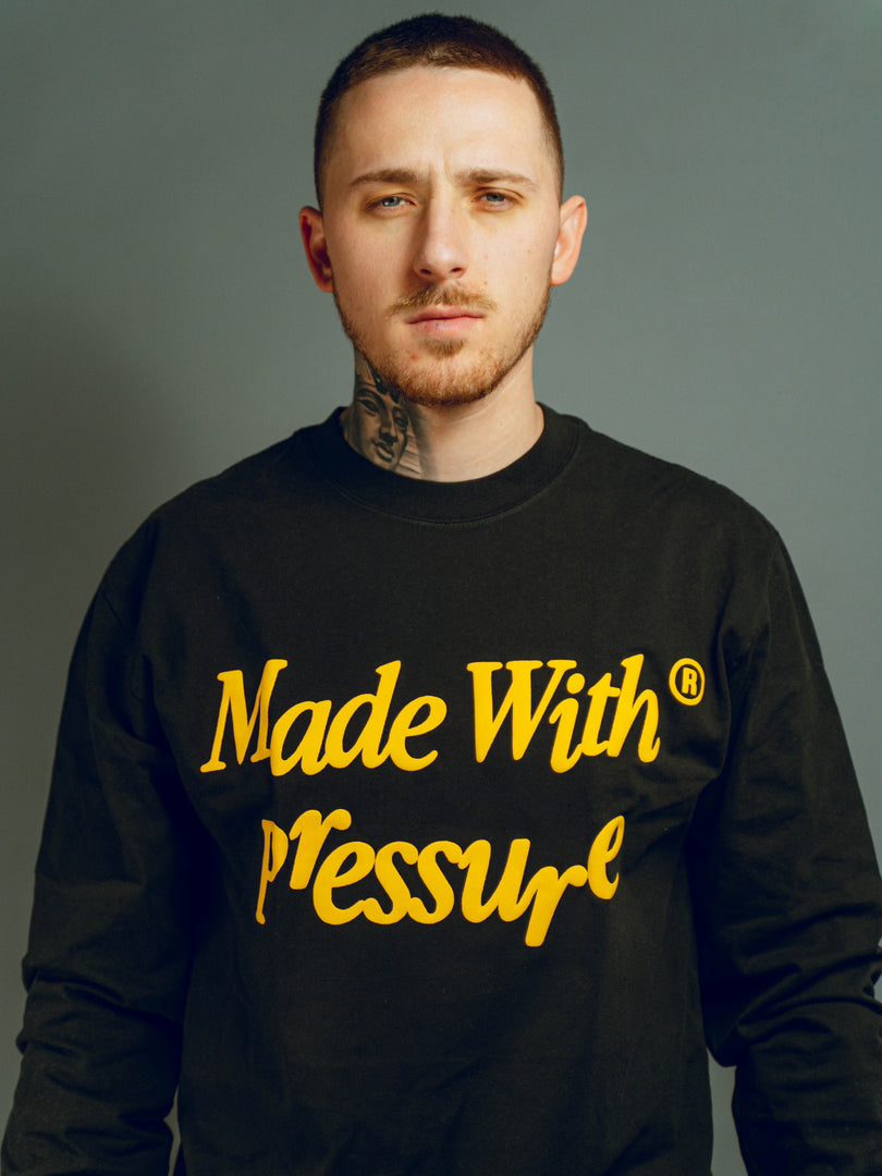 Made With Pressure Bumble Bee Long Sleeve Tee